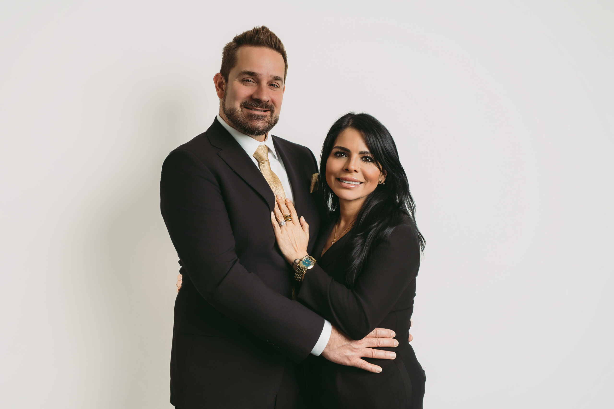 Kevin Acevedo with his wife Gabriela Acevedo